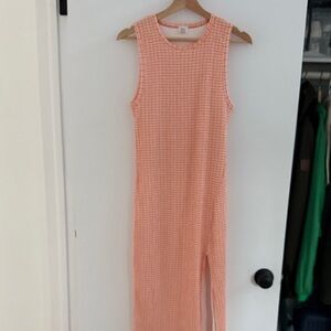Wilfred Orange Gingham Dress